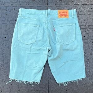 Levi's Men's Teal Jean Shorts size 34